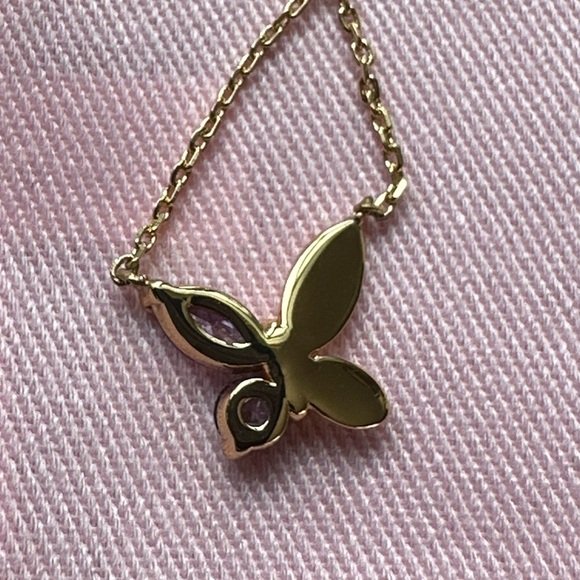 ✨PICK 2/$30✨ 🦋 Kate Spade Social Butterfly Mini Pendant w/ manufacturing flaw - Picture 6 of 10